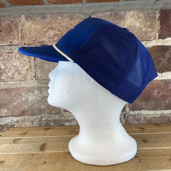 Dutch Bros Coffee "Always Stoked" Blue Rope Brim Snapback Trucker Hat - Picture 6 of 8